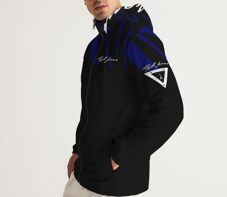 Hype Jeans Company BLUE / BLACK Slashs Men's Windbreaker