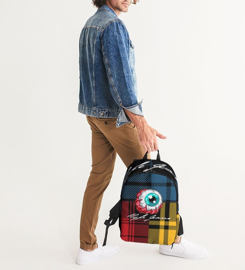 Hype Jeans Company 5 way plaid Large Backpack
