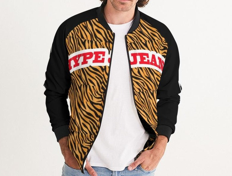 Hype Jeans Company Tiger Print Men's Bomber Jacket