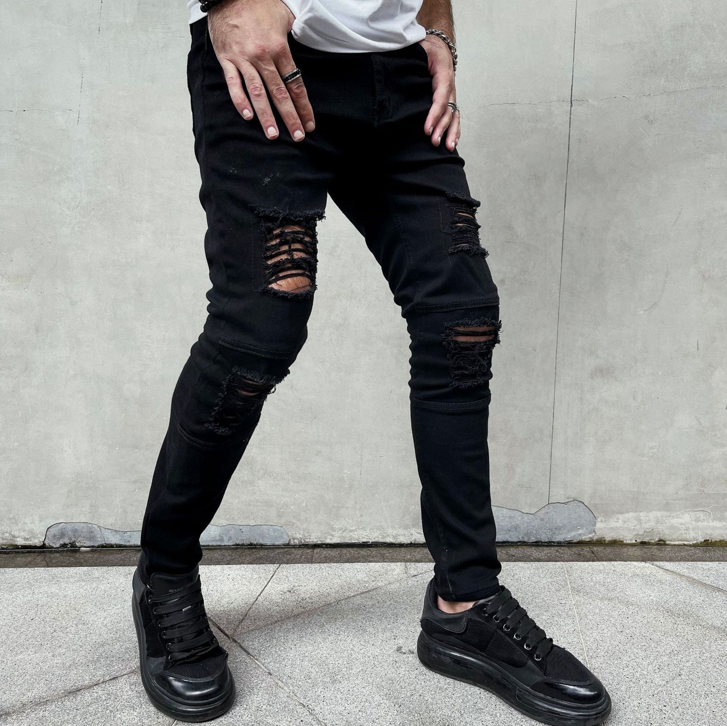 Hype Jeans Company - Mens Denim Jeans - Black 803