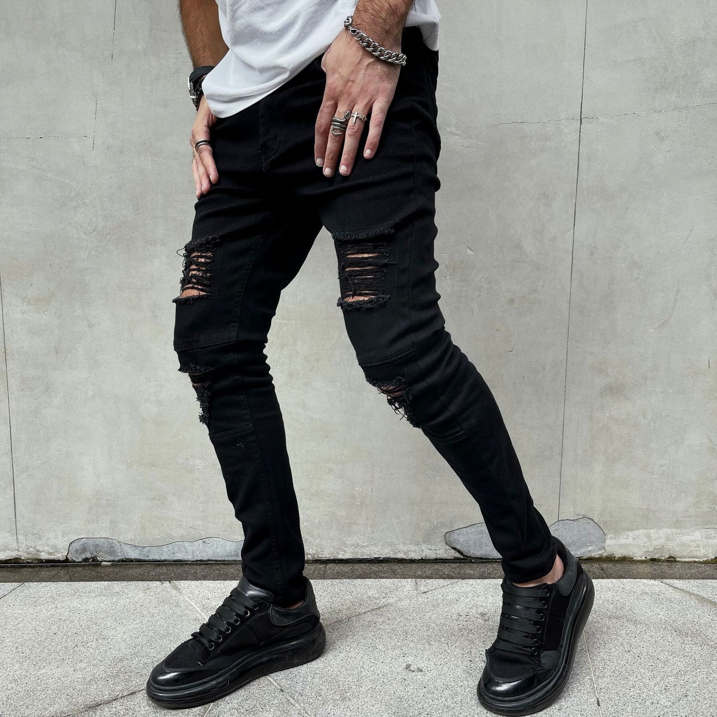 Hype Jeans Company - Mens Denim Jeans - Black 803