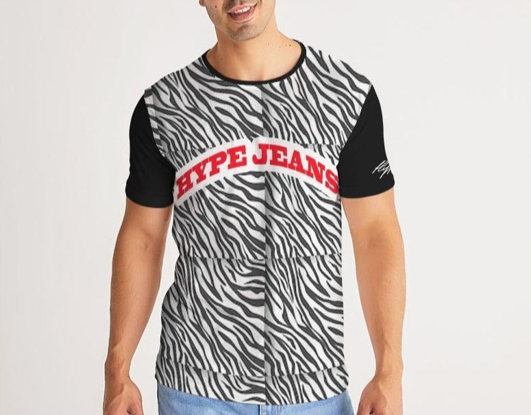 Hype Jeans Company Tiger print Tee ( Black / white )