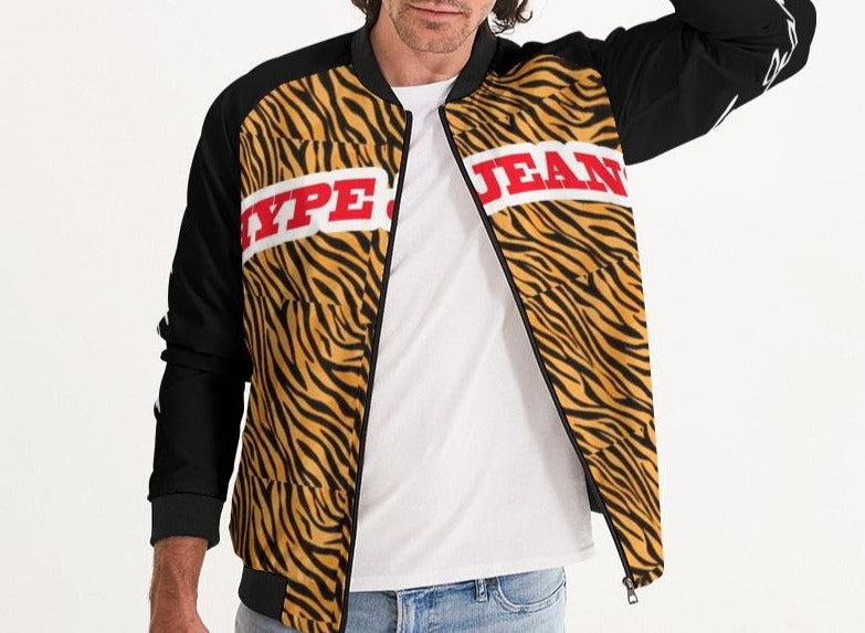 Hype Jeans Company Tiger Print Men's Bomber Jacket