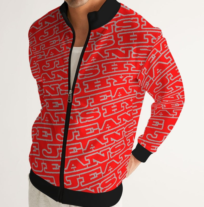 Hype Jeans Monogram Red Men's Track Jacket