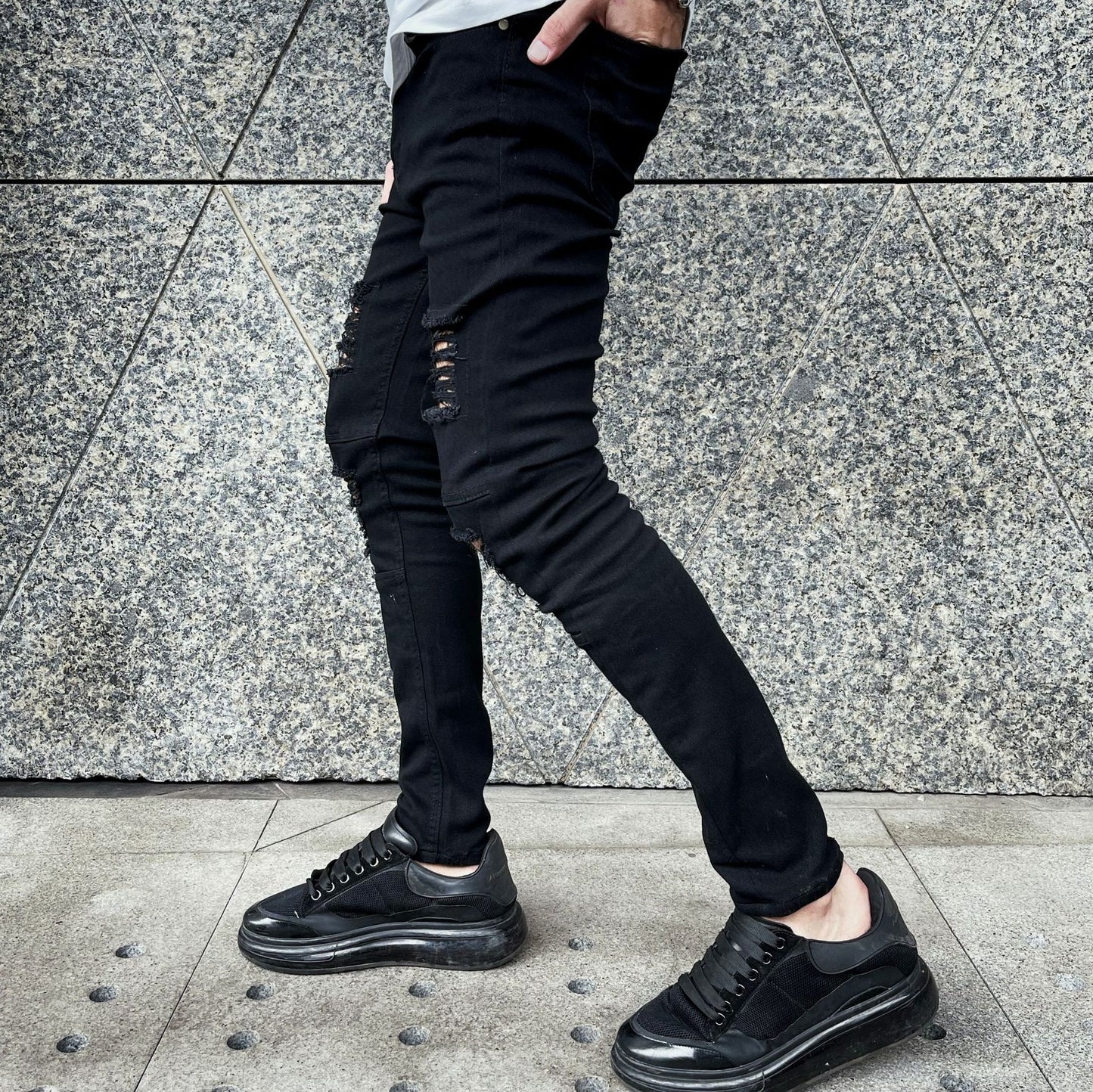 Hype Jeans Company - Mens Denim Jeans - Black 803