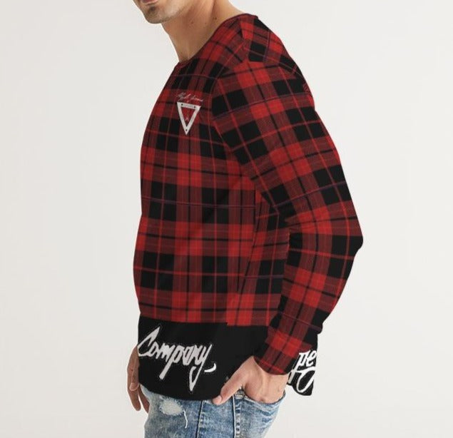 Hype Jeans Company Plaid Men's Long Sleeve Tee